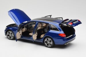 Mercedes C-Class S205 T-Modell Brilliant Azul Metalizado Norev 1:18 B66960257 Metal - imagen 5 de 8