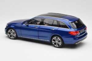 Mercedes C-Class S205 T-Modell Brilliant Azul Metalizado Norev 1:18 B66960257 Metal - imagen 7 de 8