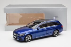 Mercedes C-Class S205 T-Modell Brilliant Azul Metalizado Norev 1:18 B66960257 Metal - imagen 8 de 8