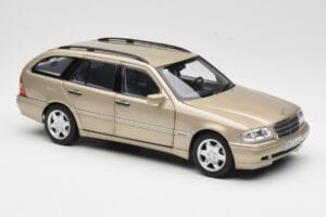 Mercedes C-Class T-Model W202 Smoke Silver Norev 1:18 183388 Metal - imagen 6 de 8
