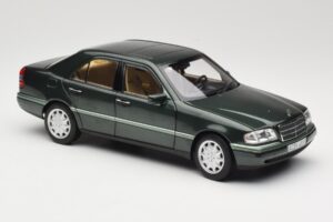 Mercedes C-Class W202 Malachite Green Norev 1:18 183372 Metal - imagen 4 de 8