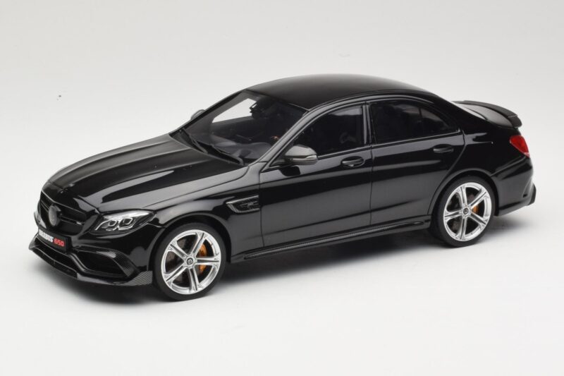 Mercedes C-Class W205 Brabus 650 Negro GT Spirit 1:18 GT132 Resina