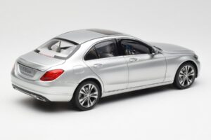Mercedes C-Class W205 Iridium Plata Metalizado Norev 1:18 B66960253 Metal - imagen 3 de 8