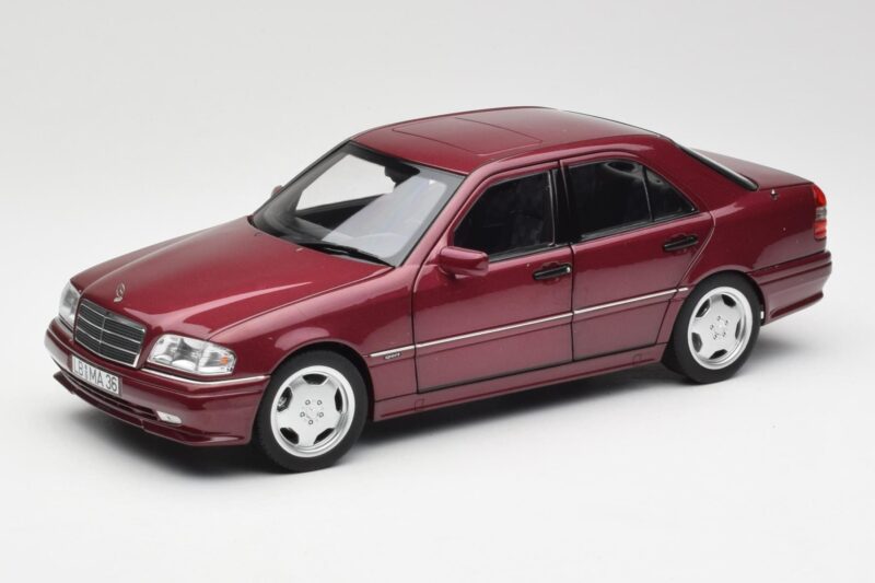 Mercedes AMG C36 W202 Almandine Rojo Norev 1:18 B66040706 Metal
