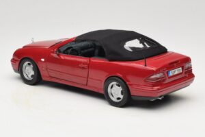 Mercedes CLK A208 Cabriolet Rojo Anson 1:18 30338 Metal - imagen 7 de 8