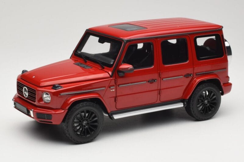 Mercedes G 500 W463 Rojo Minichamps 1:18 110037101 Metal