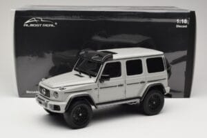 Mercedes G 63 AMG 4x4 Squared Arabian Grey Almost Real 1:18 820829 Metal - imagen 8 de 8
