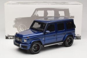 Mercedes G 63 AMG W463 Blue Metallic Minichamps 1:18 110037061 Metal - imagen 8 de 8