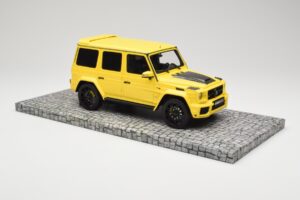 Mercedes Brabus 850 6.0 Widestar G63 W463 Electric Beam Yellow Minichamps 1:18 107032402 Metal - imagen 4 de 6