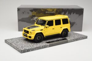 Mercedes Brabus 850 6.0 Widestar G63 W463 Electric Beam Yellow Minichamps 1:18 107032402 Metal - imagen 6 de 6
