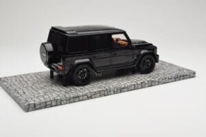 Mercedes Brabus 850 6.0 Widestar G63 W463 Obsidian Black Metallic Minichamps 1:18 107032400 Metal - imagen 2 de 6