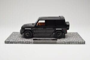 Mercedes Brabus 850 6.0 Widestar G63 W463 Obsidian Black Metallic Minichamps 1:18 107032400 Metal - imagen 3 de 6