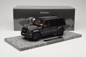 Mercedes Brabus 850 6.0 Widestar G63 W463 Obsidian Black Metallic Minichamps 1:18 107032400 Metal - imagen 6 de 6