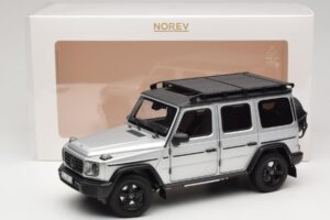 Mercedes G-Class W463 Iridium Silver Norev 1:18 183030 Metal - imagen 8 de 8
