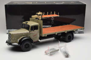 Mercedes L6600 Rungewagen Gris Negro Minichamps 1:18 109031050-R1 Metal - imagen 9 de 9
