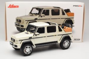 Mercedes Maybach G650 Landaulet W463 Blanco Schuco 1:18 450017800 Metal - imagen 6 de 6