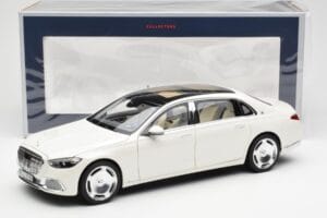 Mercedes Maybach S680 4Matic X223 Diamond Blanco Norev 1:18 183918 Metal - imagen 8 de 8