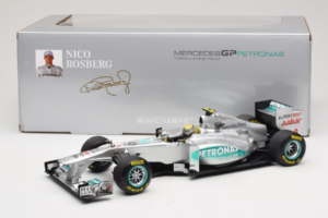 Mercedes MGP W02 #8 N. Rosberg Mercedes GP 2011 Minichamps 1:18 110110008 Metal - imagen 7 de 7