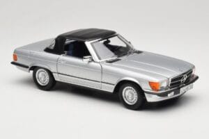 Mercedes R107 380 SL Plata Norev 1:18 183725 Metal - imagen 6 de 8