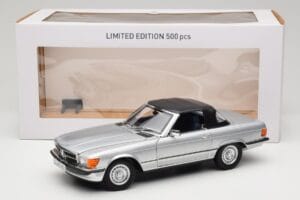 Mercedes R107 380 SL Plata Norev 1:18 183725 Metal - imagen 8 de 8