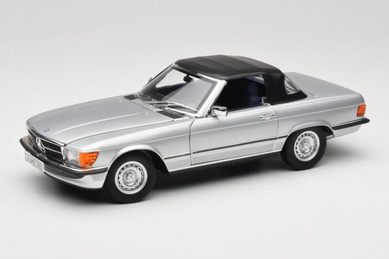 Mercedes R107 380 SL Plata Norev 1:18 183725 Metal