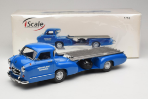 Mercedes Renntransporter Blaues Wunder iScale 1:18 118000000006-P1 Metal - imagen 6 de 6