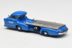 Mercedes Renntransporter Blue Wonder CMC 1:43 M-036K Metal - imagen 7 de 8