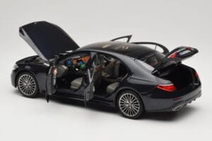 Mercedes S-Class W223 AMG Line Anthracite Blue Norev 1:18 183800 Metal - imagen 5 de 8