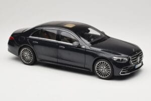 Mercedes S-Class W223 AMG Line Anthracite Blue Norev 1:18 183800 Metal - imagen 6 de 8