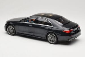 Mercedes S-Class W223 AMG Line Anthracite Blue Norev 1:18 183800 Metal - imagen 7 de 8