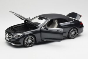 Mercedes S-Class Cabriolet A217 Magnetite Negro Metalizado Norev 1:18 B66960354 Metal - imagen 2 de 8