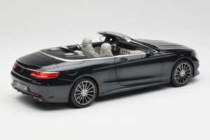 Mercedes S-Class Cabriolet A217 Magnetite Negro Metalizado Norev 1:18 B66960354 Metal - imagen 3 de 8