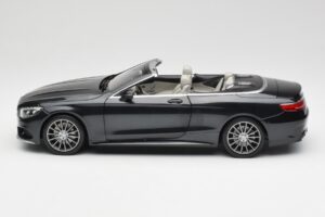 Mercedes S-Class Cabriolet A217 Magnetite Negro Metalizado Norev 1:18 B66960354 Metal - imagen 4 de 8