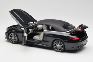 Mercedes S-Class Cabriolet A217 Magnetite Negro Metalizado Norev 1:18 B66960354 Metal - imagen 5 de 8