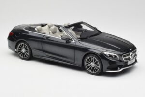 Mercedes S-Class Cabriolet A217 Magnetite Negro Metalizado Norev 1:18 B66960354 Metal - imagen 6 de 8
