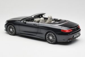 Mercedes S-Class Cabriolet A217 Magnetite Negro Metalizado Norev 1:18 B66960354 Metal - imagen 7 de 8