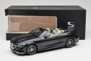 Mercedes S-Class Cabriolet A217 Magnetite Negro Metalizado Norev 1:18 B66960354 Metal - imagen 8 de 8