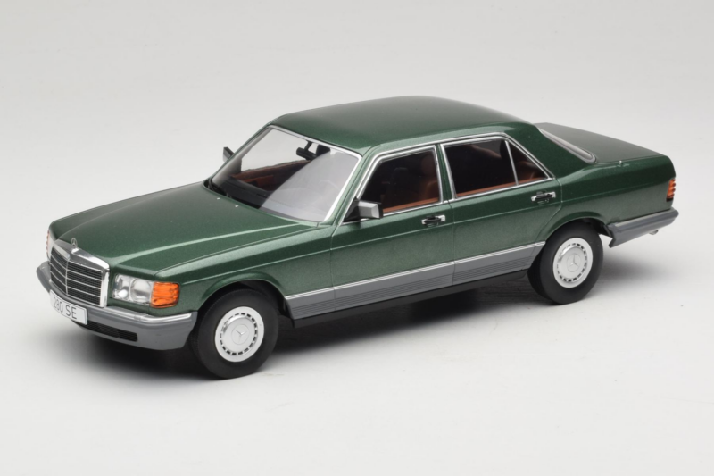 Mercedes S-Class W126 Metallic Green MCG 1:18 MCG18549 Metal