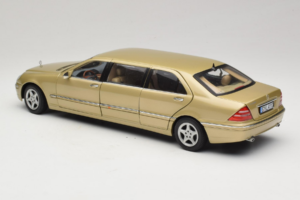 Mercedes S-Class W220 Pullman Gold Metallic Sun Star 1:18 4113 Metal - imagen 7 de 8