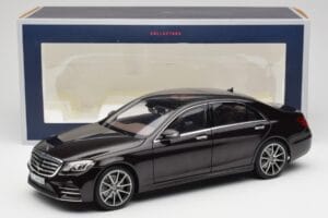 Mercedes S-Class W222 AMG Line Ruby Negro Metallic Norev 1:18 183483 Metal - imagen 8 de 8