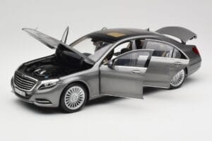 Mercedes S-Class W222 Grey Metallic Norev 1:18 183481 Metal - imagen 2 de 8