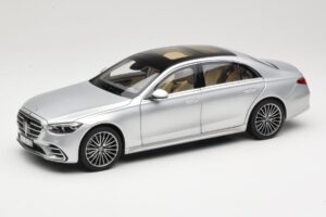Mercedes S-Class W223 AMG Line Brilliant Silver Norev 1:18 183805 Metal