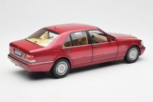 Mercedes S500 W140 Rojo Metallic Norev 1:18 183579 Metal - imagen 3 de 8