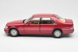 Mercedes S500 W140 Rojo Metallic Norev 1:18 183579 Metal - imagen 4 de 8