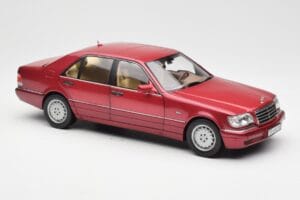 Mercedes S500 W140 Rojo Metallic Norev 1:18 183579 Metal - imagen 6 de 8
