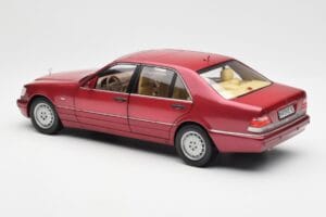 Mercedes S500 W140 Rojo Metallic Norev 1:18 183579 Metal - imagen 7 de 8