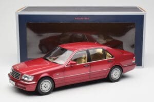 Mercedes S500 W140 Rojo Metallic Norev 1:18 183579 Metal - imagen 8 de 8
