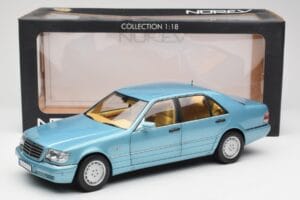 Mercedes S500 W140 Turquesa Metálico Norev 1:18 183561 Metal - imagen 8 de 8