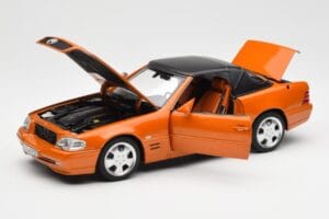 Mercedes SL 500 R129 Naranja Metallic Norev 1:18 183752 Metal - imagen 2 de 8