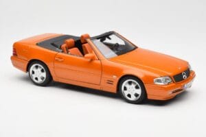 Mercedes SL 500 R129 Naranja Metallic Norev 1:18 183752 Metal - imagen 6 de 8